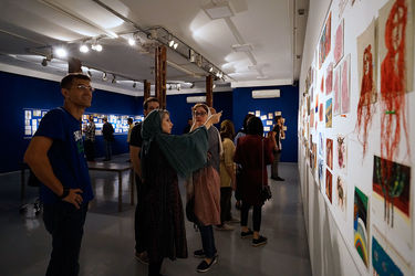 نمایشگاه گروهی آثار در گالری طراحان آزاد