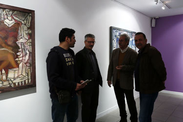 افتتاحیه نمایشگاه نقاشی های ترانه صادقیان در گالری ویستا