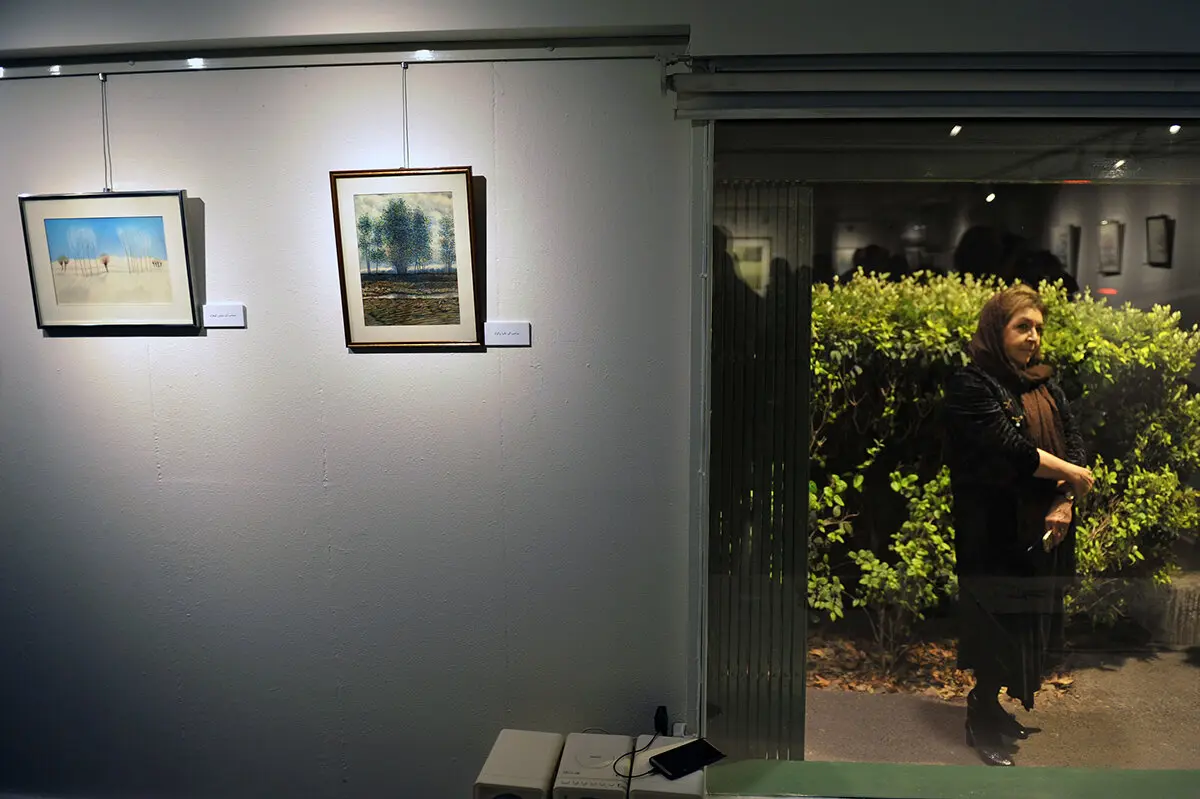 Visit Abbas Kiarostami Paintings at Golestan Gallery