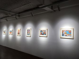 نمایشگاه نقاشی ­‌های آذرخش فراهانی با عنوان «دیوارنگاره» در گالری آریانا 