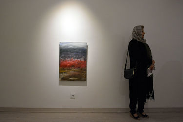 نمایشگاه نقاشی های سامان فرهنگی در گالری دید