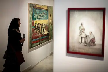نمایشگاه آثار قاسم حاجی‌زاده در گالری ماه