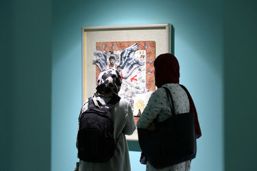 آثار فریدون آو و محسن احمدوند در گالری اعتماد