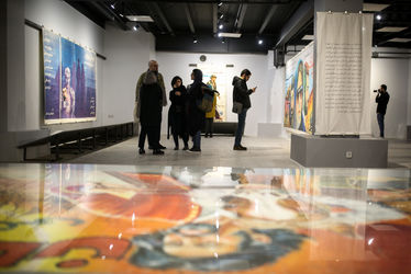 افتتاحیه طراحی اعلان سردر سینما در ایران در گالری سلام