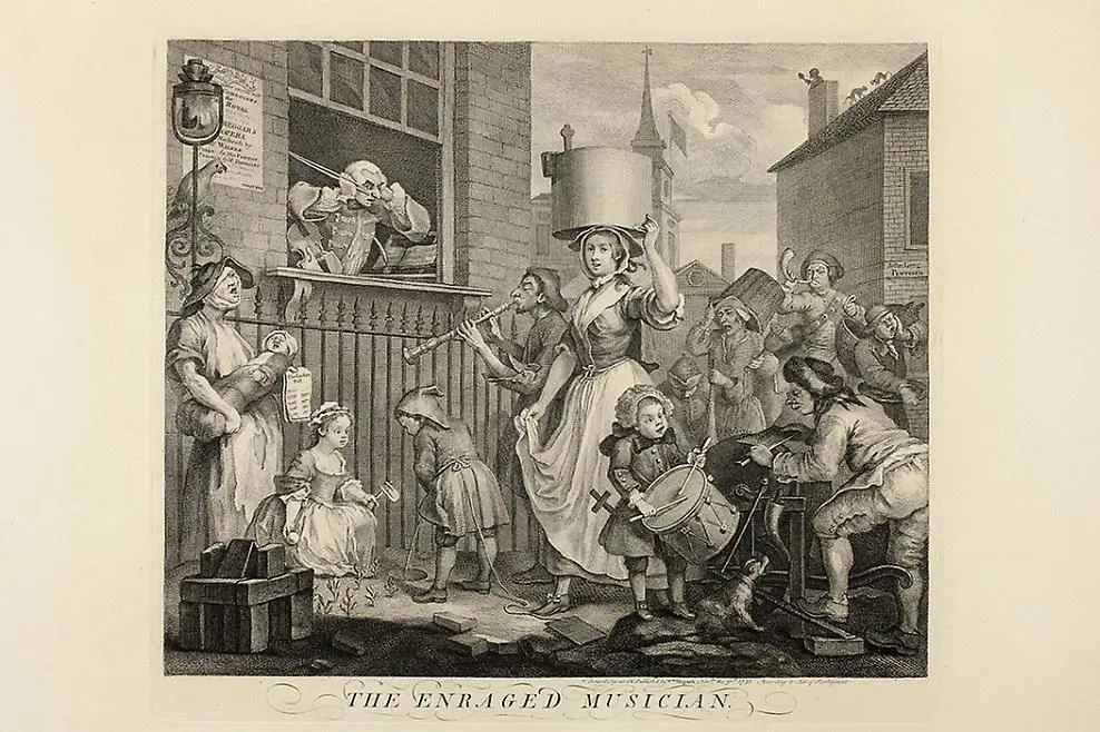 راز تابلوی موسیقیدان‌ خشمگین و زن شیرفروش "هوگارت"