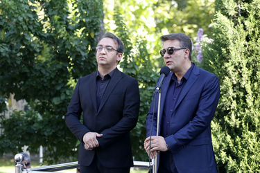 مراسم تشییع زنده‌یاد ناصر فرهودی در تالار وحدت