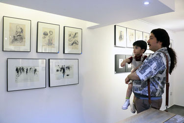 نمایشگاه از پی عظیم مرکباتچی در گالری مژده
