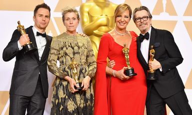 سم راک‌ول، فرانسیس مکدورمند، آلیسن جنی و گری اولدمن که چهار جایزه بازیگری را گرفتند