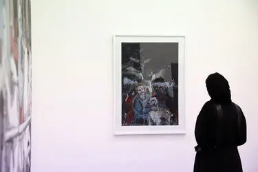 افتتاحیه نمایشگاه آثار رامتین زاد در گالری اعتماد