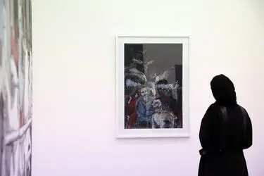 افتتاحیه نمایشگاه آثار رامتین زاد در گالری اعتماد