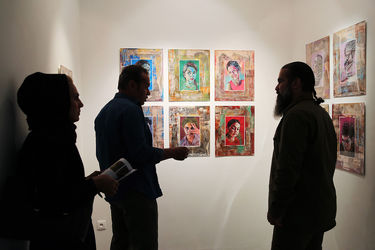 نمایشگاه نقاشی عرفان شهیاد در گالری ویستا