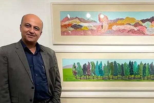 So Why Do You Paint?!; Hamidreza Shafiei, manager of the Vesta Color