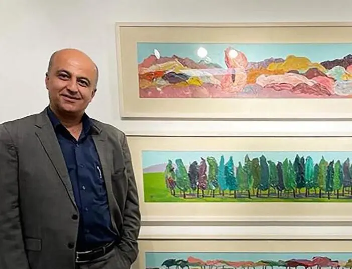 So Why Do You Paint?!; Hamidreza Shafiei, manager of the Vesta Color