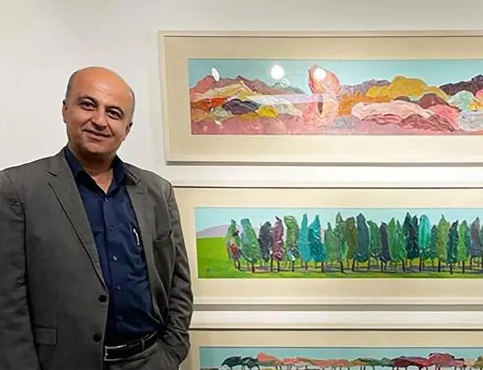 So Why Do You Paint?!; Hamidreza Shafiei, manager of the Vesta Color