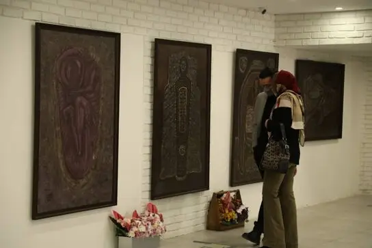محمد محمدزاده در گالری ماهر