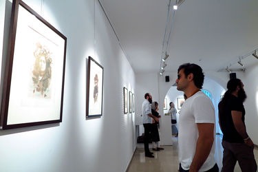 نمایشگاه چاپ دستی های ندا تولایی در گالری آتبین