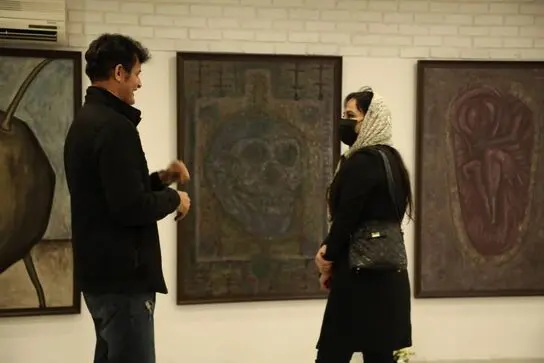 محمد محمدزاده در گالری ماهر