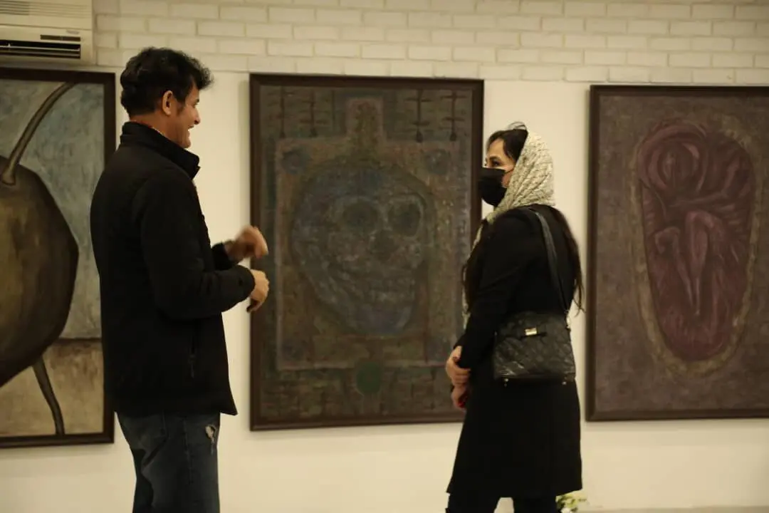 محمد محمدزاده در گالری ماهر