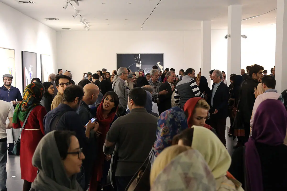 افتتاح نمایشگاه نقاشی‌های نصرت الله مسلمیان در گالری ایرانشهر