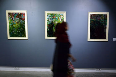 نمایشگاه نقاشی های کاوه آفاق در گالری ثالث