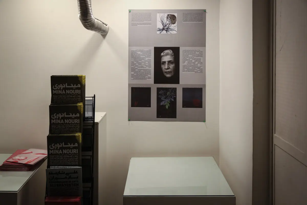 Mina Nouri Art Exhibit in Azad Art Gallery