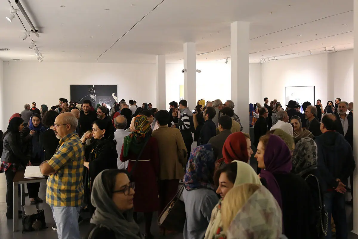 افتتاح نمایشگاه نقاشی‌های نصرت الله مسلمیان در گالری ایرانشهر