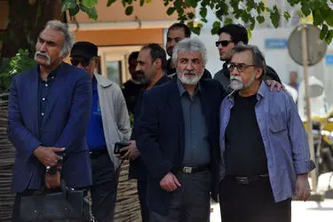 تشییع پیکر رضا امیر یاراحمدی در خانه هنرمندان