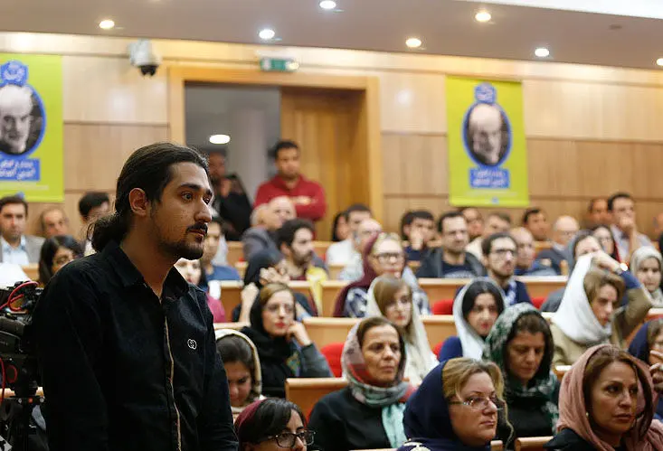 جشن امضای کتاب گفتگوی آیدین آغداشلو و عباس کیارستمی