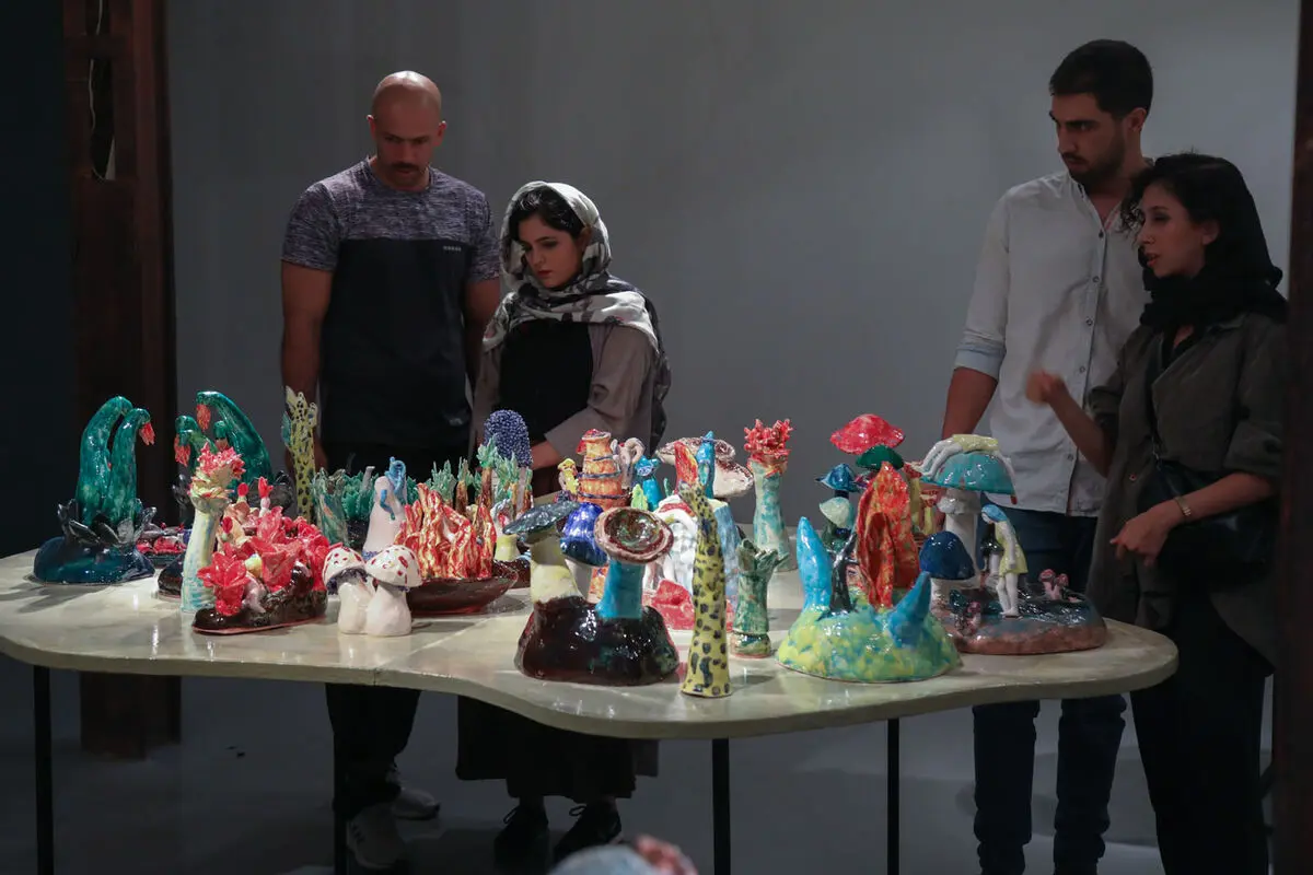 نمایشگاه سرامیک درسا اسدی در گالری طراحان آزاد