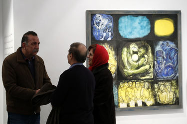 افتتاحیه نمایشگاه نقاشی های ترانه صادقیان در گالری ویستا