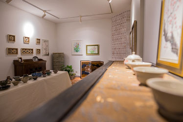 نمایشگاه آثار نقاشی و سرامیک چیبا میاماتو در خانه سرامیک فرزانه