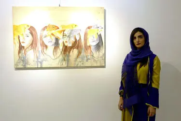 نمایشگاه نقاشی پگاه صمیمی در گالری نگاه