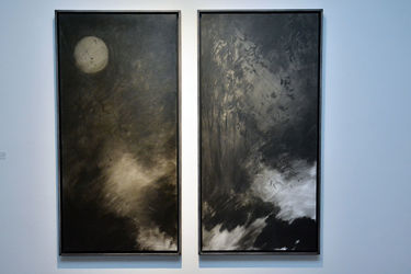 نمایشگاه نقاشی‌های آب‌مرکب پری‌یوش گنجی در گالری ایرانشهر