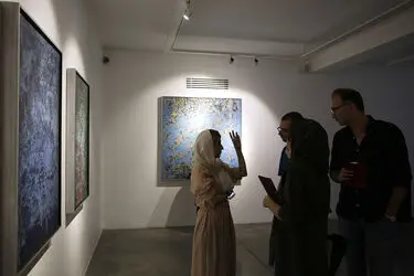 نمایشگاه نقاشی آناهیتا غضنفری در گالری شیرین