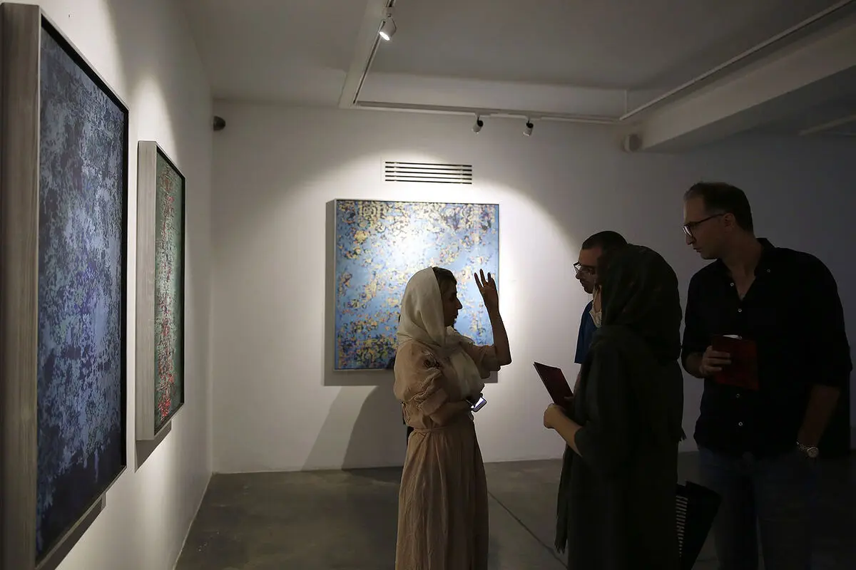نمایشگاه نقاشی آناهیتا غضنفری در گالری شیرین