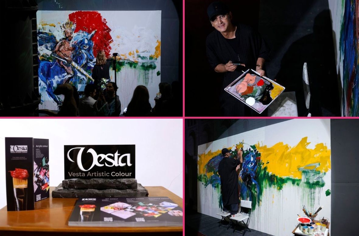 ویدئو: رنگ وستا در نمایشگاه چند رسانه‌ای حس ایرانی