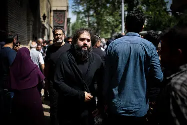 تشییع پیکر ناصر ملک مطیعی در خانه سینما