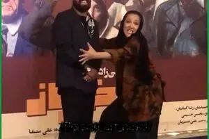 شوخی عجیب پانته‌آ بهرام با صابر ابر/ فیلم