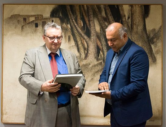 عباد رضا اسلامی و سفیر فنلاند