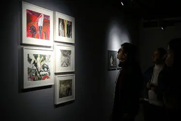 نمایشگاه آثار مرجان صداقتی در گالری آ