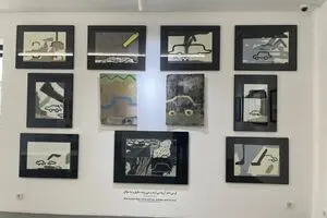 Behzad Hatam shows : Sarvenaz Alambeigi's Paintings and The Diary at etemad gallery . 