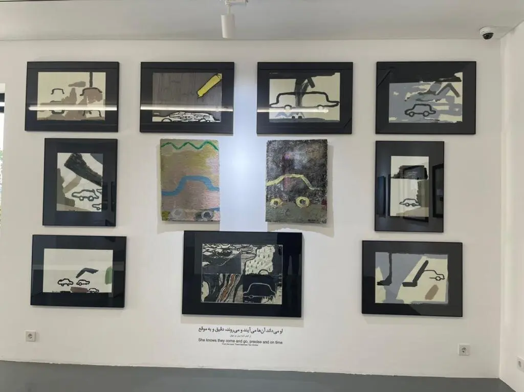 Behzad Hatam shows : Sarvenaz Alambeigi's Paintings and The Diary at etemad gallery . 