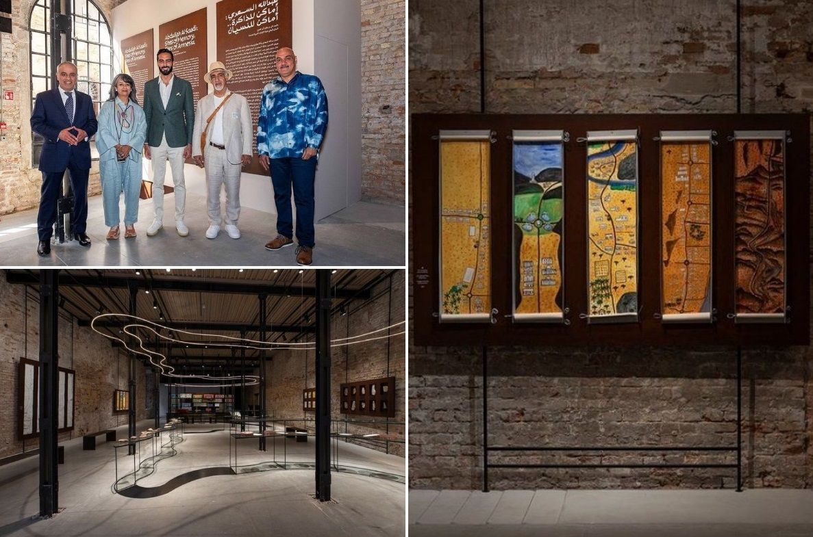 The UAE pavilion with the works of Abdullah Al Saadi was unveiled at the 60th Venice Biennale