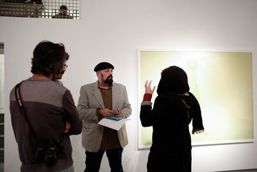 افتتاحیه نمایشگاه نقاشی های علی شایسته در گالری طراحان آزاد