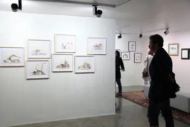 نمایشگاه آثار دو و سه‌بعدی شقایق عربی و فریدون آو در گالری دستان دو