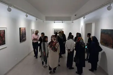 نمایشگاه نقاشی های سامان فرهنگی در گالری دید