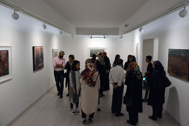 نمایشگاه نقاشی های سامان فرهنگی در گالری دید