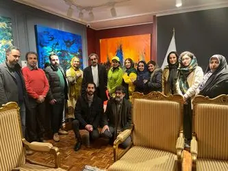 شهرام ناظری در گالری ترانه باران 