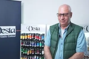 علی ندائی در کارخانه رنگ وستا/ ویدئو