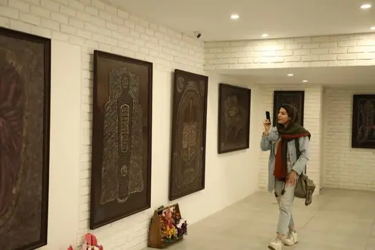 محمد محمدزاده در گالری ماهر